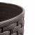 Ghiveci decorativ de flori, Prosperplast, Rato Round, rotund, maro, imitatie ratan, 25x22.4 cm GartenVIP DiyLine
