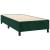 Pat box spring cu saltea, verde închis, 90x200 cm, catifea GartenMobel Dekor