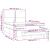 Pat box spring cu saltea, gri deschis, 140x190 cm, catifea GartenMobel Dekor