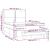 Pat box spring cu saltea, gri deschis, 140x200 cm, catifea GartenMobel Dekor