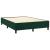 Pat box spring cu saltea, verde închis, 140x190 cm, catifea GartenMobel Dekor