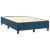Pat box spring cu saltea, albastru închis, 120x200 cm, catifea GartenMobel Dekor