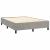 Pat box spring cu saltea, gri deschis, 140x200 cm, catifea GartenMobel Dekor