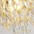 Candelabru din cristal Versailles Magno 8xE14, 60 cm, auriu lucios