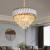 Candelabru din cristal Versailles Magno 8xE14, 60 cm, auriu lucios