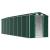 Șopron de grădină, verde, 191x640x198 cm, oțel zincat GartenMobel Dekor