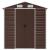 Șopron de grădină, maro, 191x130x198 cm, oțel galvanizat GartenMobel Dekor