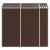 Șopron de grădină, maro, 191x215x198 cm, oțel galvanizat GartenMobel Dekor