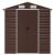Șopron de grădină, maro, 191x215x198 cm, oțel galvanizat GartenMobel Dekor