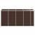 Șopron de grădină, maro, 191x385x198 cm, oțel galvanizat GartenMobel Dekor