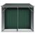 Șopron de grădină, verde, 277x192,5x179 cm, oțel zincat GartenMobel Dekor