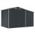Șopron de grădină, antracit, 277x192,5x179 cm, oțel galvanizat GartenMobel Dekor