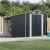 Șopron de grădină, antracit, 277x192,5x179 cm, oțel galvanizat GartenMobel Dekor