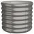 Jardinieră grădină gri 40x40x36 cm oțel galvanizat GartenMobel Dekor