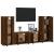 Set dulapuri TV, 4 piese, stejar maro, lemn prelucrat GartenMobel Dekor