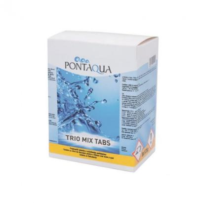Comprimate clor multifuncționale Pontaqua Trio Mix Tabs 5x125 g pentru piscină