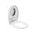Capac WC 2-in-1 Leziter Rion Soft Close cu reductor pentru copii, alb