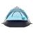 Cort de plajă pop-up Mullsjö 215x135x140 cm, albastru/gri