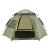 Cort camping pop-up Nybro pentru 2-3 persoane, 240x205x140 cm, verde/gri