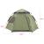 Cort camping pop-up Nybro pentru 2-3 persoane, 240x205x140 cm, verde/gri