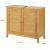 Bambus Waschbeckenunterschrank Värmdö 60x67x30cm [en.casa]