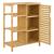 Badezimmerschrank Vetlanda Bambus 87x66x33 cm [en.casa]