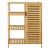 Badezimmerschrank Vetlanda Bambus 87x66x33 cm [en.casa]