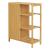 Badezimmerschrank Vetlanda Bambus 87x66x33 cm [en.casa]