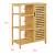Badezimmerschrank Vetlanda Bambus 87x66x33 cm [en.casa]