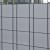 Folie pentru gard intimitate PVC gri deschis 4x35 m [en.casa]