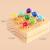 Jucărie Montessori din lemn cu bile colorate pentru motricitate fină
