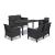 Set mobilier de grădină Leziter Venus IV Big, 6 locuri, grafit