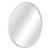 Oglindă de perete rotundă Modugno 60 cm, albă, pentru baie