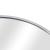 Oglindă de perete rotundă Modugno 50 cm, argintie, [en.casa]
