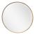 Oglindă de perete rotundă Modugno 40 cm, cadru auriu, [en.casa]