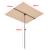 Umbrelă de balcon rotativă 360° Carsoli 180x130 cm, bej, UV 50+