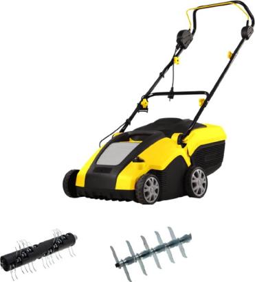 Scarificator aerator electric Texas MPC 1500, 2 in 1, 1500W, 33 cm, 50L