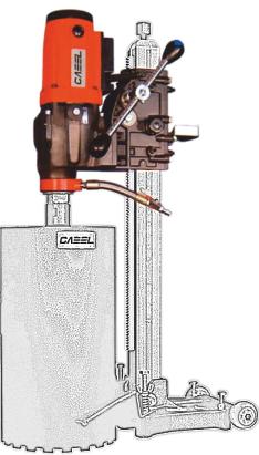 Unitate antrenare carota diamantata Cabel CSN-10A-MSP, 2500W, 240V