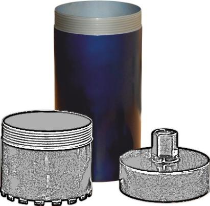 Tub de carotare Tudee SCT203, 203 mm, compatibil cu coroana si cupla dedicate