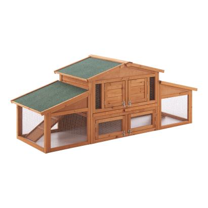 Cușcă pentru iepuri de exterior Schmitten, 2 niveluri, 180 cm