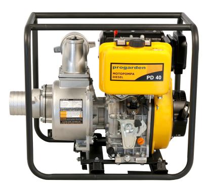 Motopompă diesel ProGARDEN PD40 4”/100 mm pentru apă curată, 1600 l/min