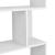 Bibliotecă Borrby albă 192x80x24 cm, design modern, en.casa