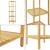 Standregal Lierne 140x33x33 cm Bambus Natur [en.casa]