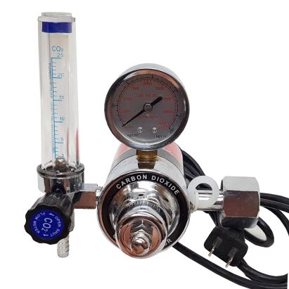 Reductor CO2 ProWELD cu debitmetru și manometru pentru sudură