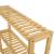 Bambusregal Örnsköldsvik 60x15x54cm Natur Holz [en.casa]