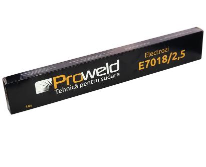 Electrozi bazici ProWELD E7018 2.5 mm, 1 kg pentru sudura otel