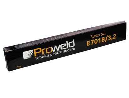 Electrozi bazici ProWELD E7018 3.2 mm pentru sudura otel, 1 kg