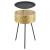 Beistelltisch Gällivare 65 x 40 cm Metall Gold [en.casa]