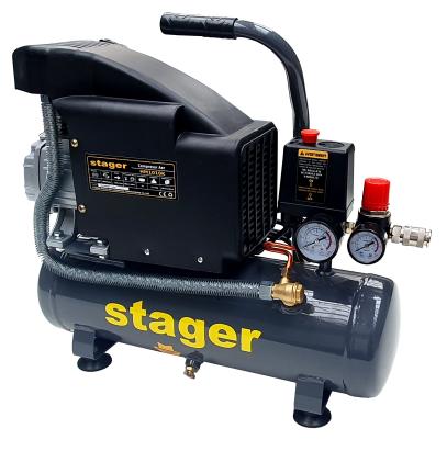 Compresor de aer Stager HM1010K, 6L, 8 bar, 126 l/min, monofazat
