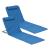 Strandmatte Donostia 2er Set 143x48cm Blau [en.casa]